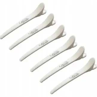 GEPARD Klamerki | Białe 6 szt