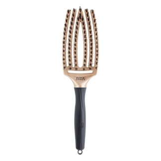 OLIWIA GARDEN Fingerbrush | Szczotka do rozczesywania z włosiem dzika, passion gold