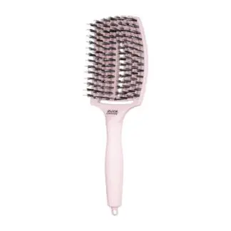 OLIVIA GARDEN Fingerbrush | Szczotka do rozczesywania z włosiem dzika, pastel pink