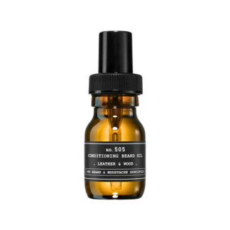 DEPOT 505 Olejek | Odżywczy do brody i wąsów, leather & wood 30ml