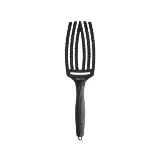OLIVIA GARDEN Fingerbrush | Szczotka do rozczesywania z włosiem dzika, czarna
