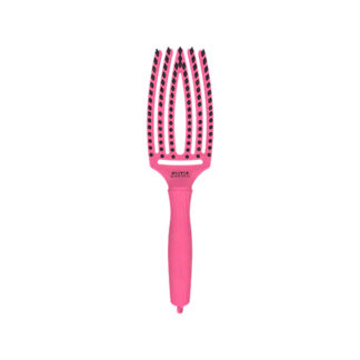 OLIVIA GARDEN Fingerbrush | Szczotka do rozczesywania z włosiem dzika, hot pink