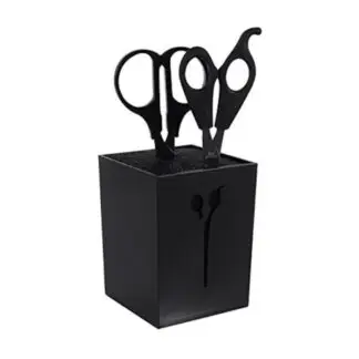 Stojak na nożyczki doniczka czarny